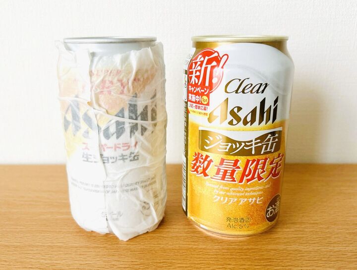 冷やし忘れの缶ビールが冷えっ冷えに!1枚まとわせるだけでいいんです♪まとめて冷やすワザも!