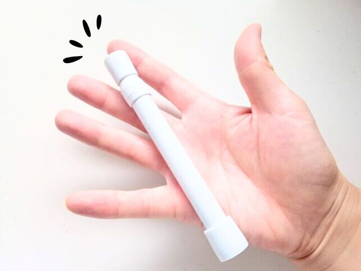 小さすぎてどう使うの?→めちゃ使える!100均『ミニ突っ張り棒』の意外な活用術♪