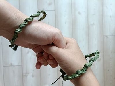 5.茅を使ってお守りを作ってみた