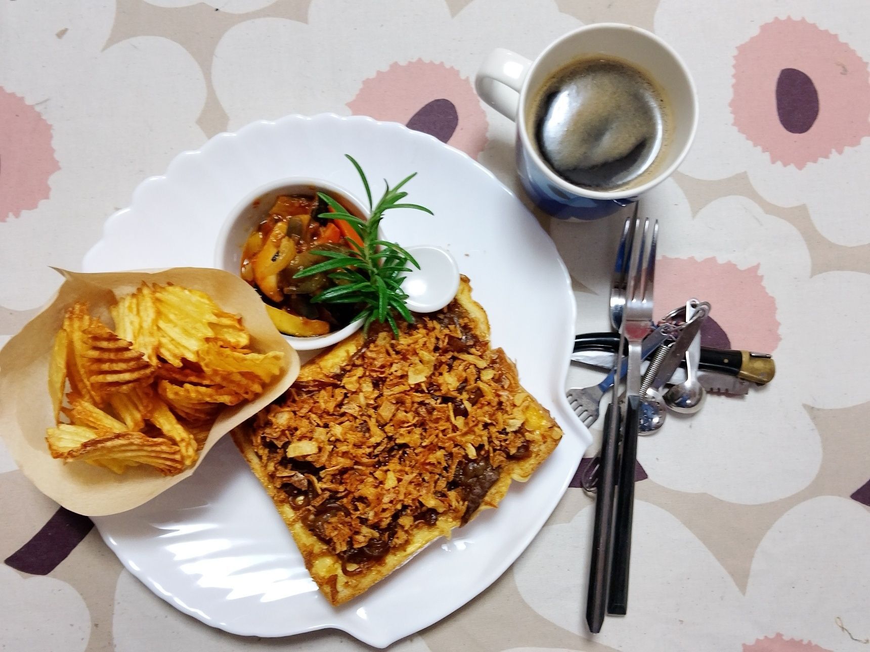 お休みの日の・・・あれも、これもな「breakfast」