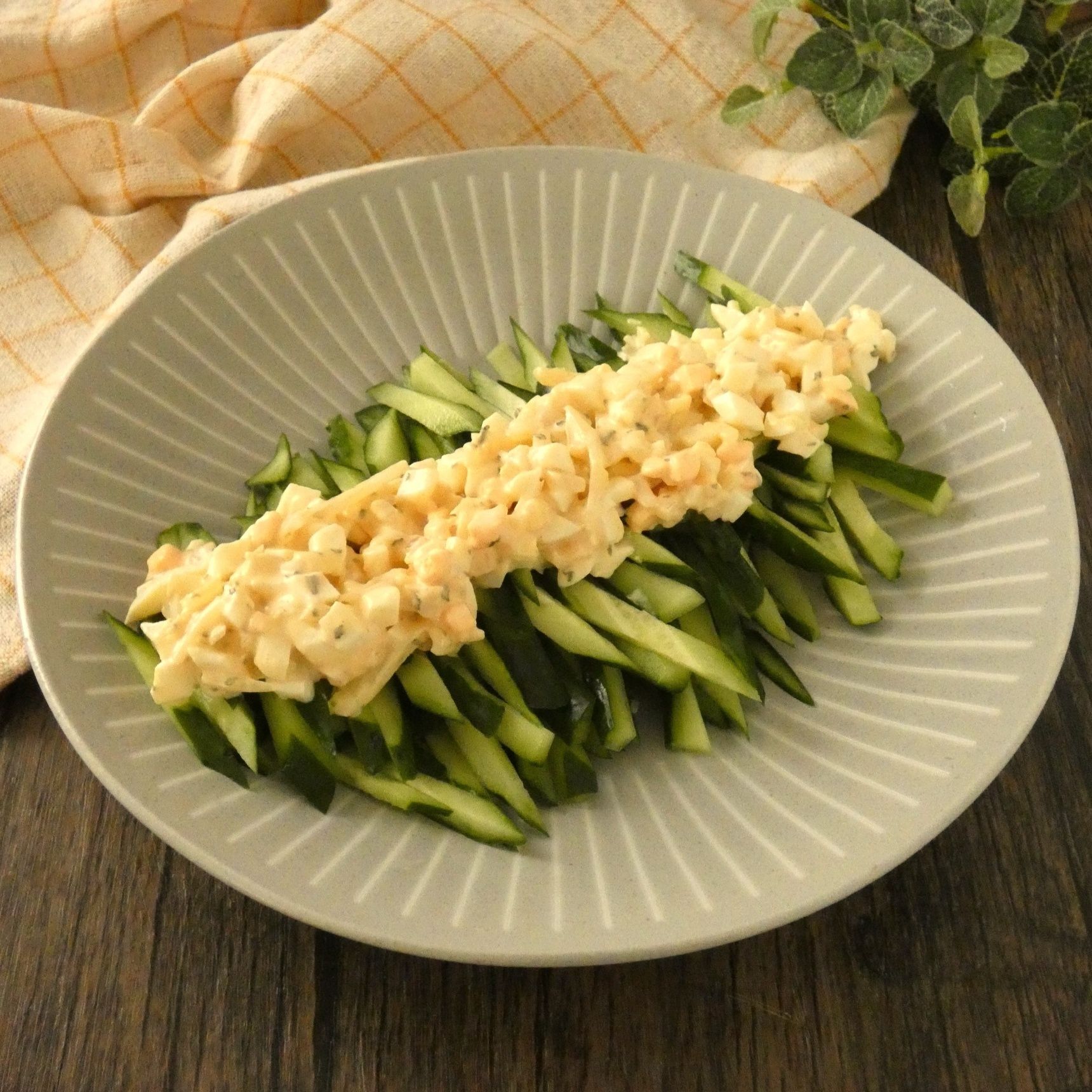 モリモリ食べられる！「きゅうりのタルタルサラダ」