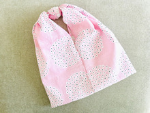 【手ぬぐい1枚で！】結んでちょこっと縫うだけ。びっくりするほどオシャレな「お散歩バッグ」できちゃいました！