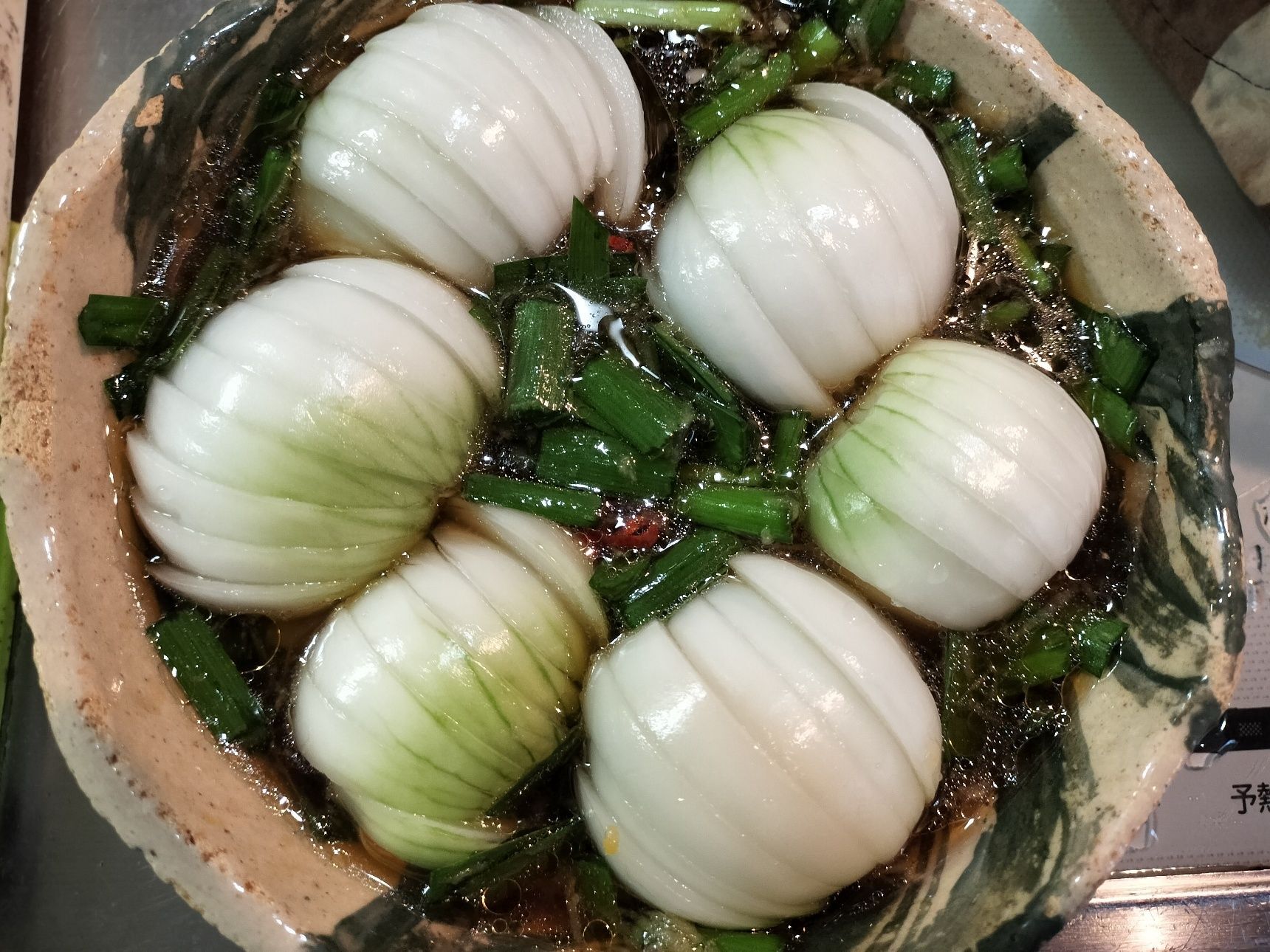 3、調味液と野菜を合わせる→1時間程漬け込む
