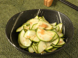 5分で完成！「ズッキーニの中華めんたい和え」