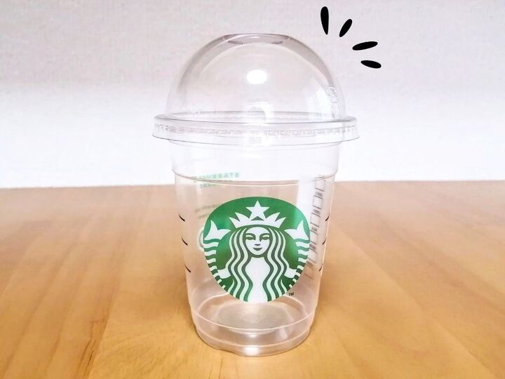 【スタバ】飲み終わっても捨てないで!ドーム型カップがおうちで役立つ「便利アイテム」に大変身♡