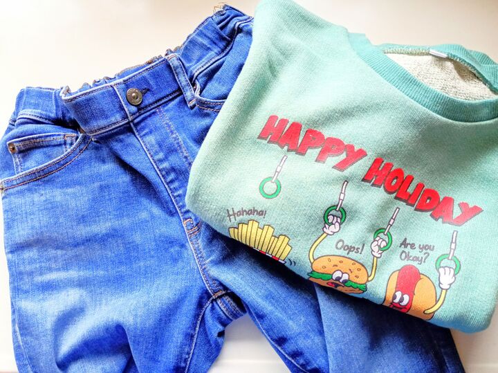 服で作ったとは思えない!サイズアウトした子ども服が〈オシャ収納〉に大変身♡