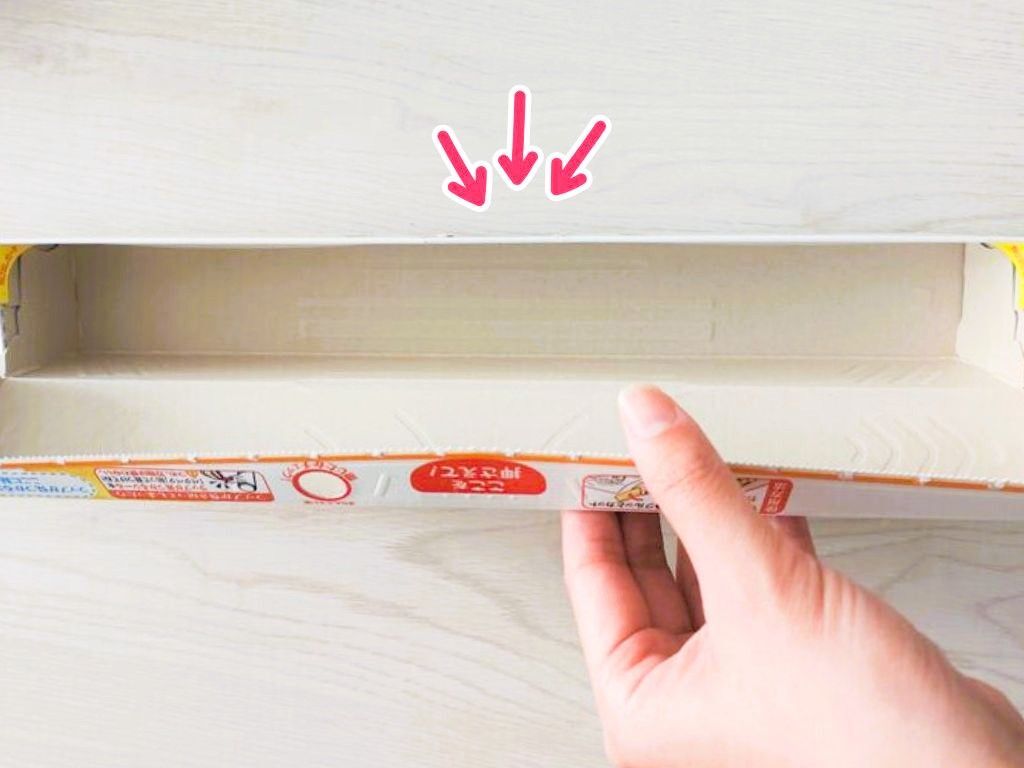 ラップの箱、捨てないで！ここまで使えるなんて…細長い形状がナイスなんです♪