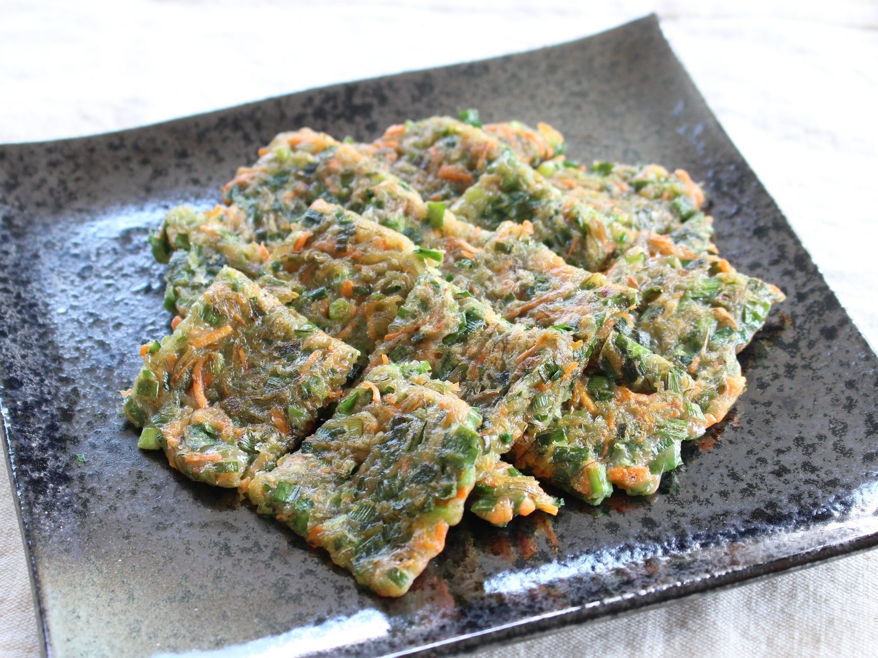【子どもも食べやすい昆布料理】タレ無しで美味しい！昆布入りチヂミ風【従業員おすすめ】