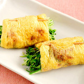 【万能おだしの油揚げロール】便利な野菜だし使用！