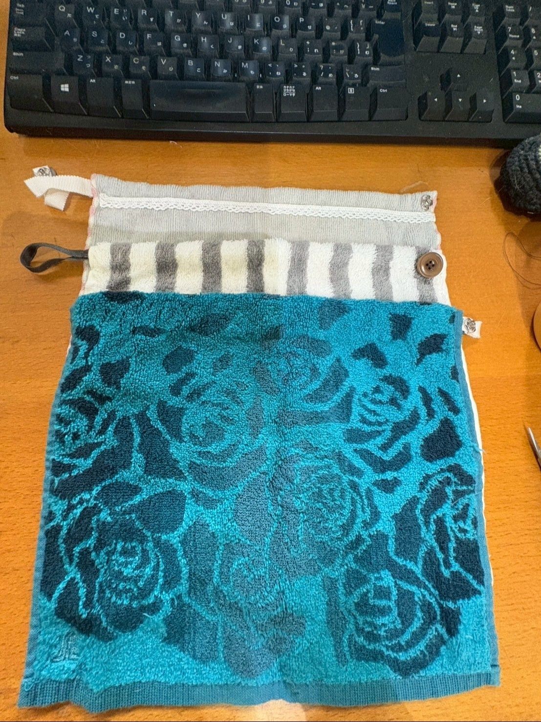 ハンドタオル3枚で作ってみました！