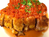 サクふわ〈チキンのパン粉つけ焼き〉生のトマトソースがけ
