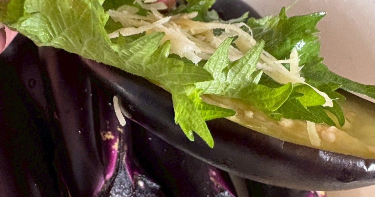 ナスの1本まんま生き作り!|料理のレシピや作り方|暮らしニスタ