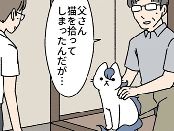 父さん、それは拾ったって言わないよ。自由すぎる"けるぴー"と振り回される父の話。【ねこもんすたー】