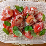 冷やして美味しい！トマトのツナサラダ