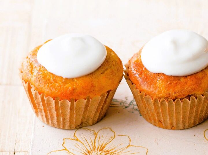【オイルなし、グルテンなし】ヘルシーで感動級♡米粉キャロットマフィン×チーズフロスティングの最強タッグ登場!