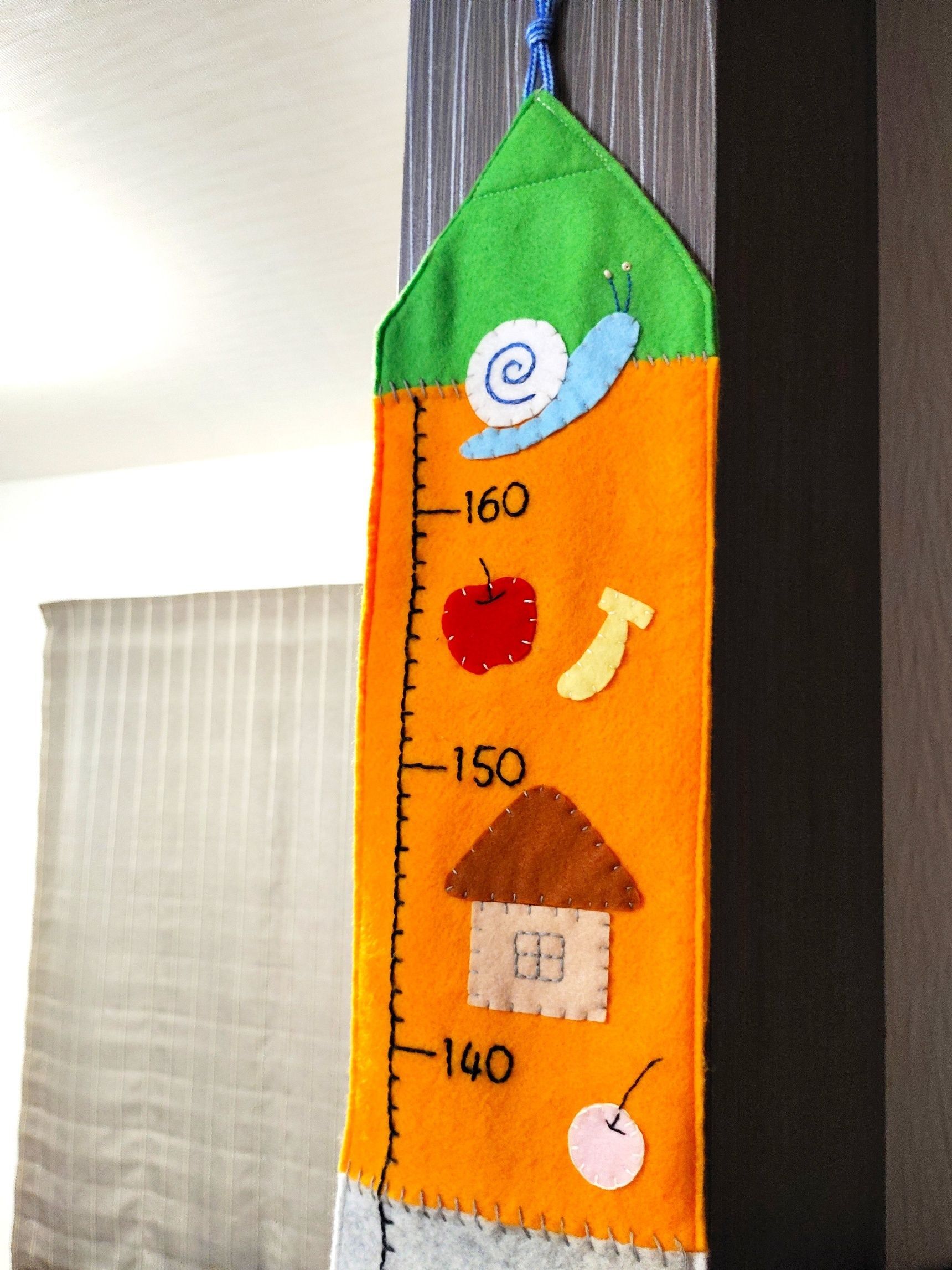 オブジェ！？フェルトで簡単かわいい身長計！