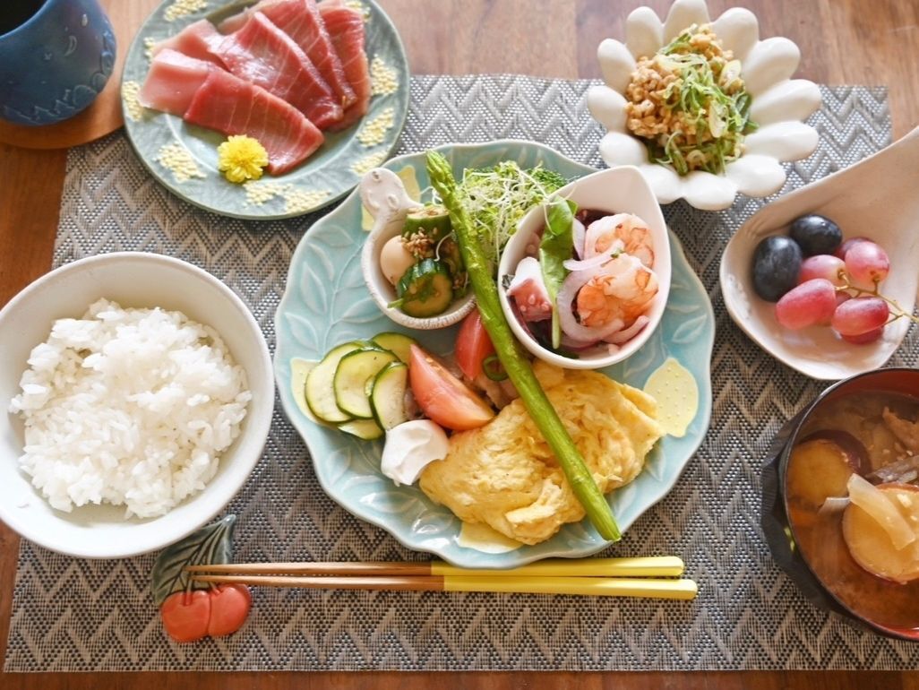 これは、今日の朝ごはんです