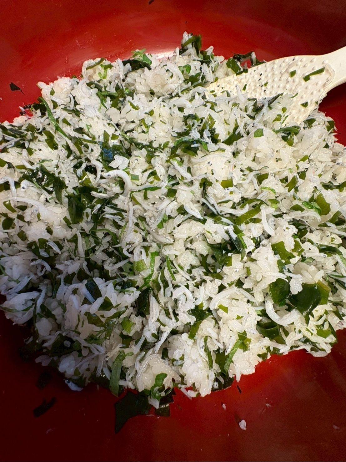 板海苔を手巻き程度に切って添えてください！