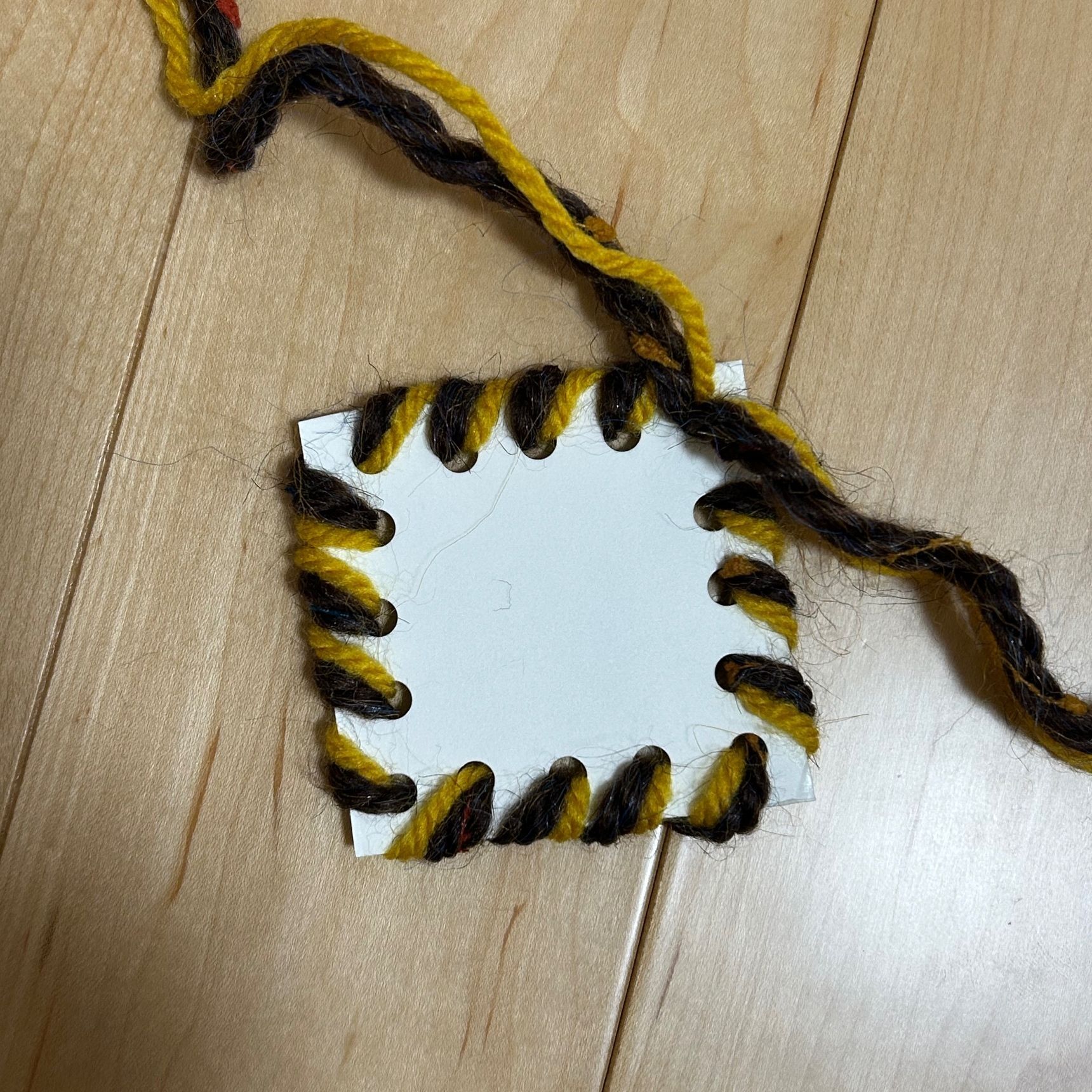 ⑤最後は蝶結びをします