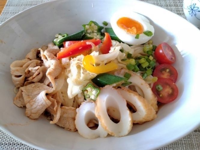 調理例１ 夏そうめんの飾りに