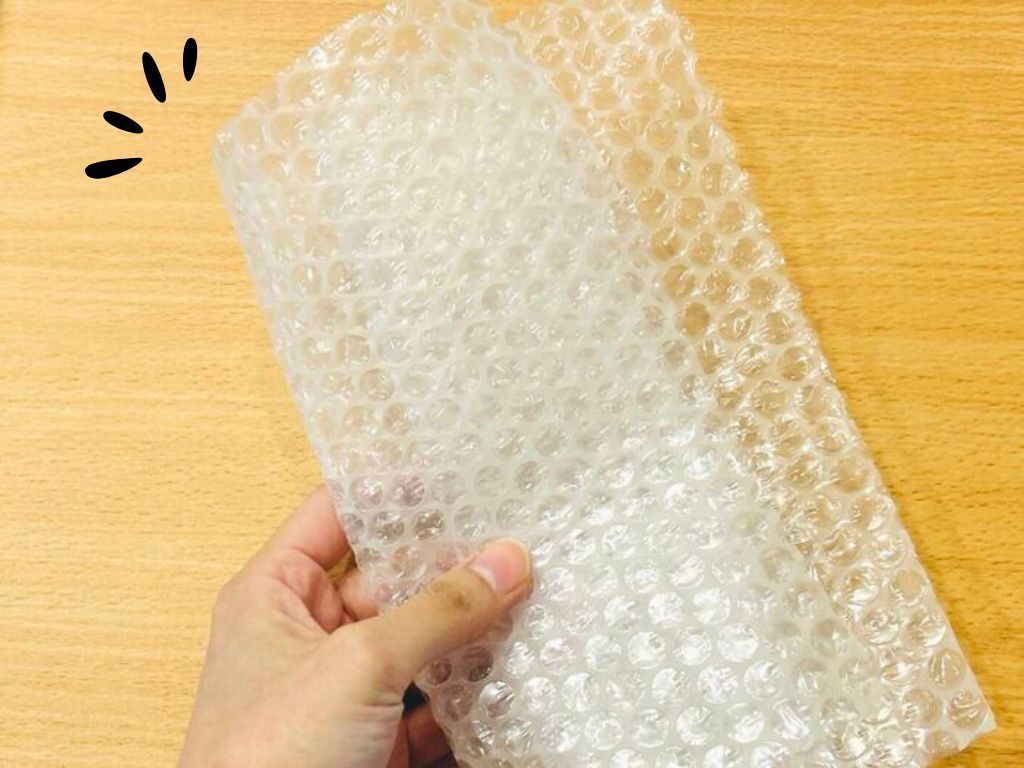 プチプチの緩衝材、余ってない？→おしゃれで実用的なアイテムに大変身♡