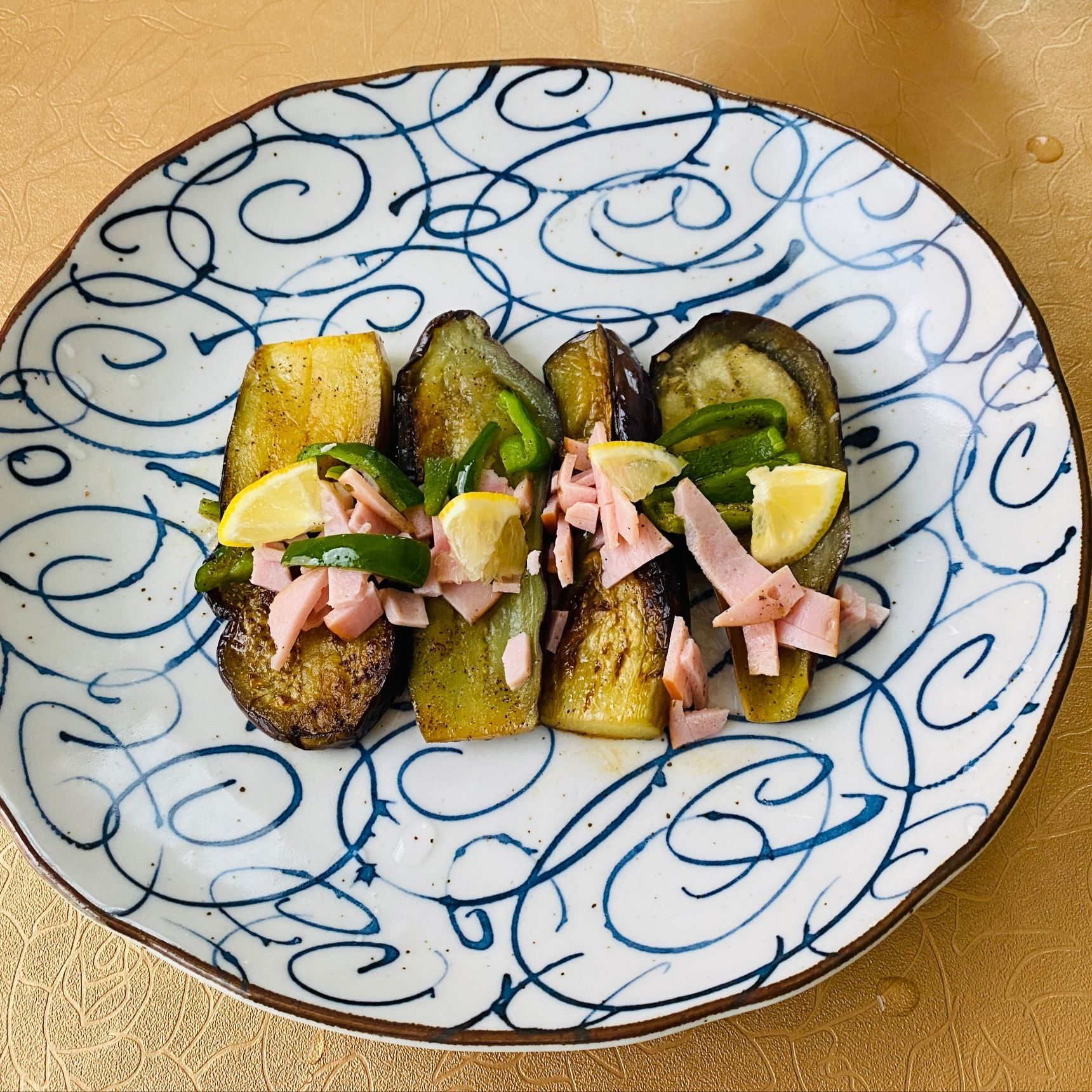 茄子のバター醤油