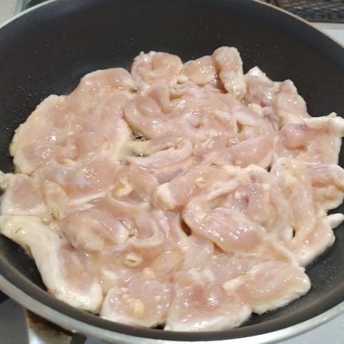 炒める