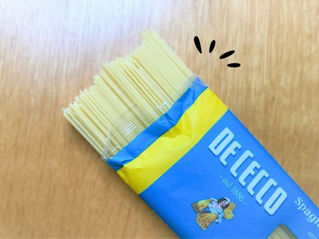 パスタの袋、もう上から開けません。プチストレスが一発で消えた！