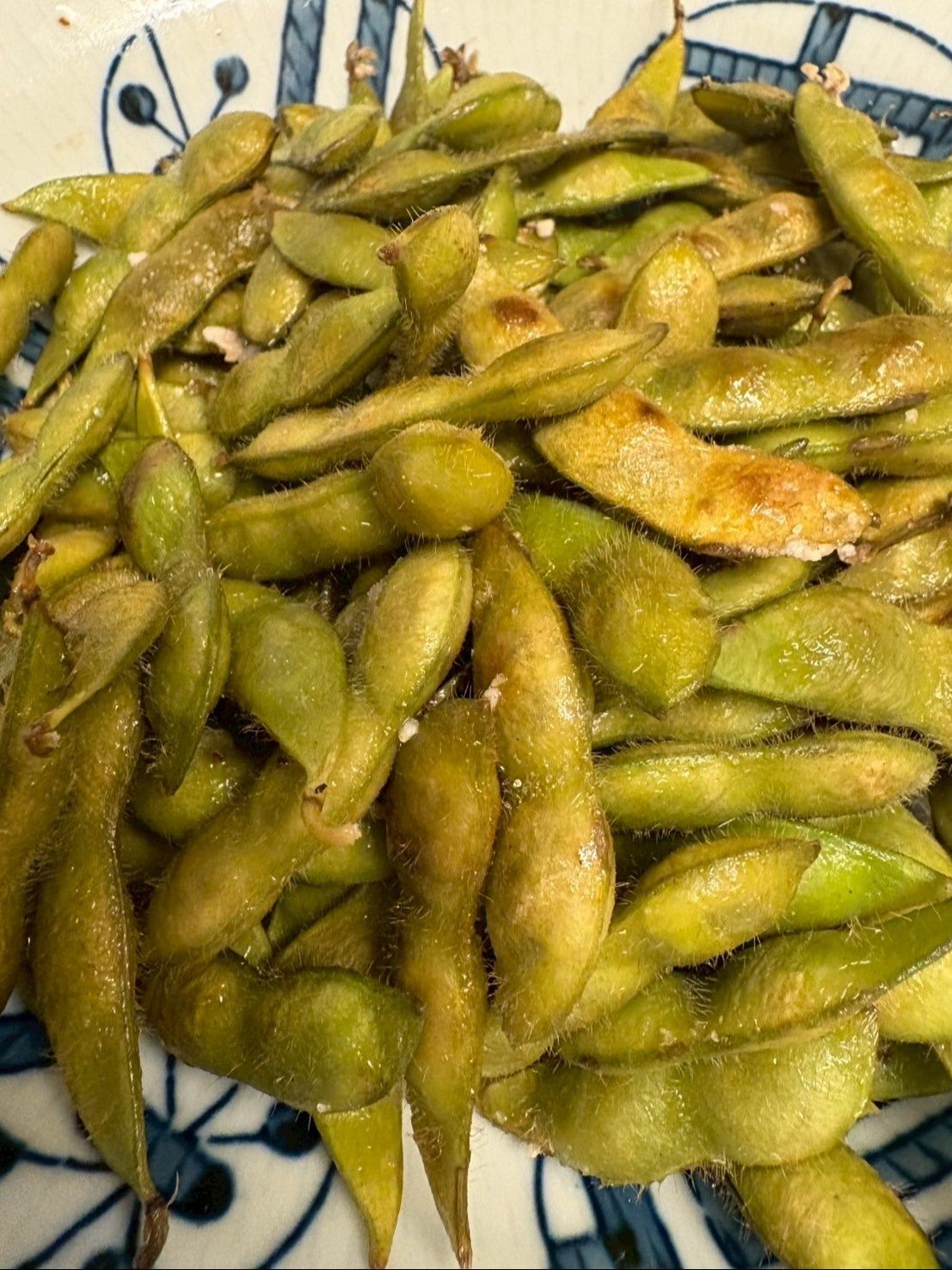 ホクホクした枝豆は焼き芋みたいに甘みがあってすごく美味しかったです