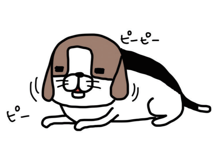 進化する梅吉の〈鼻ピーピー〉。かわいすぎるおねだりに、いろんな事が手につきません。【パンダと犬#8】