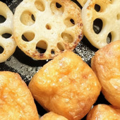 甘い！レンコンの美味しい食べ方！油揚げの美味しい食べ方！