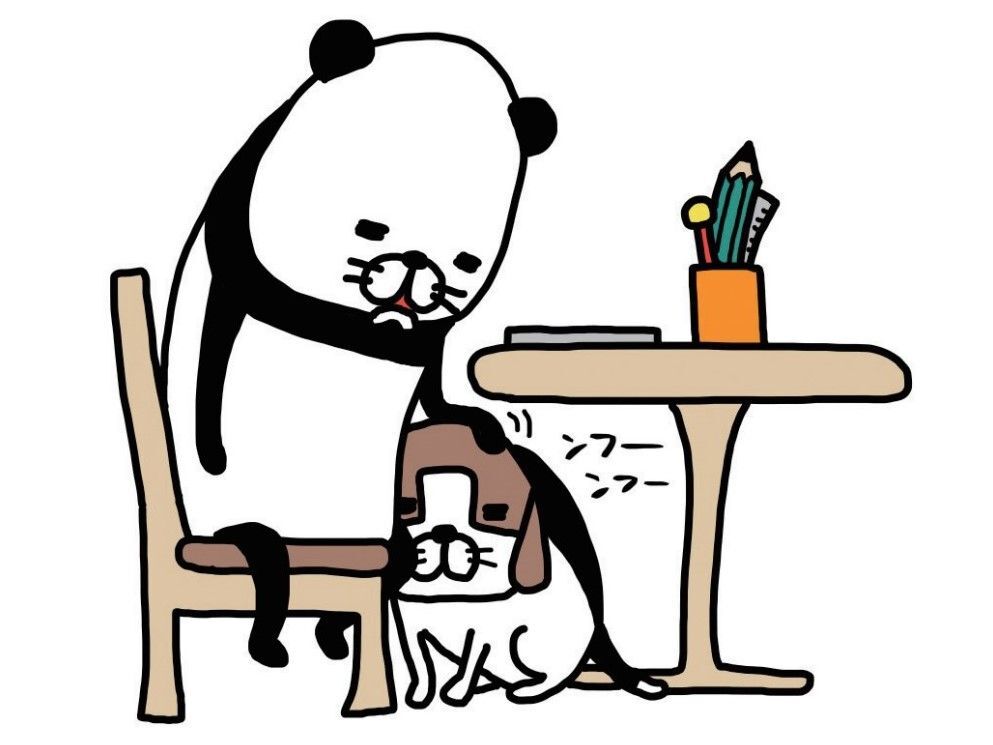 梅吉（14歳）のおやつ愛。めげないし勘違いするし鼻息も荒い。【パンダと犬#14】