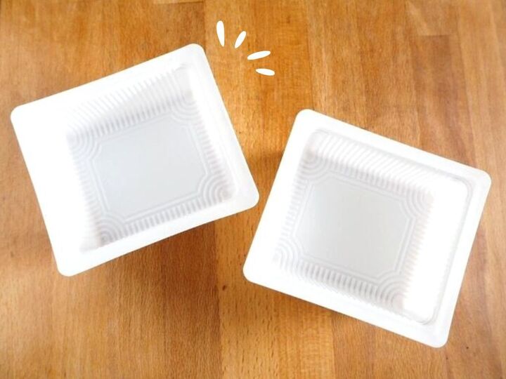 豆腐の空きパック、捨てません!この猛暑に大活躍。大きさとカタチがちょうどいい♪