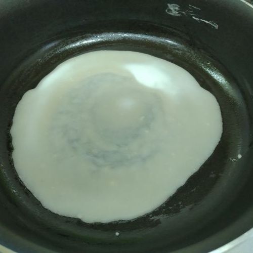 生地を焼く