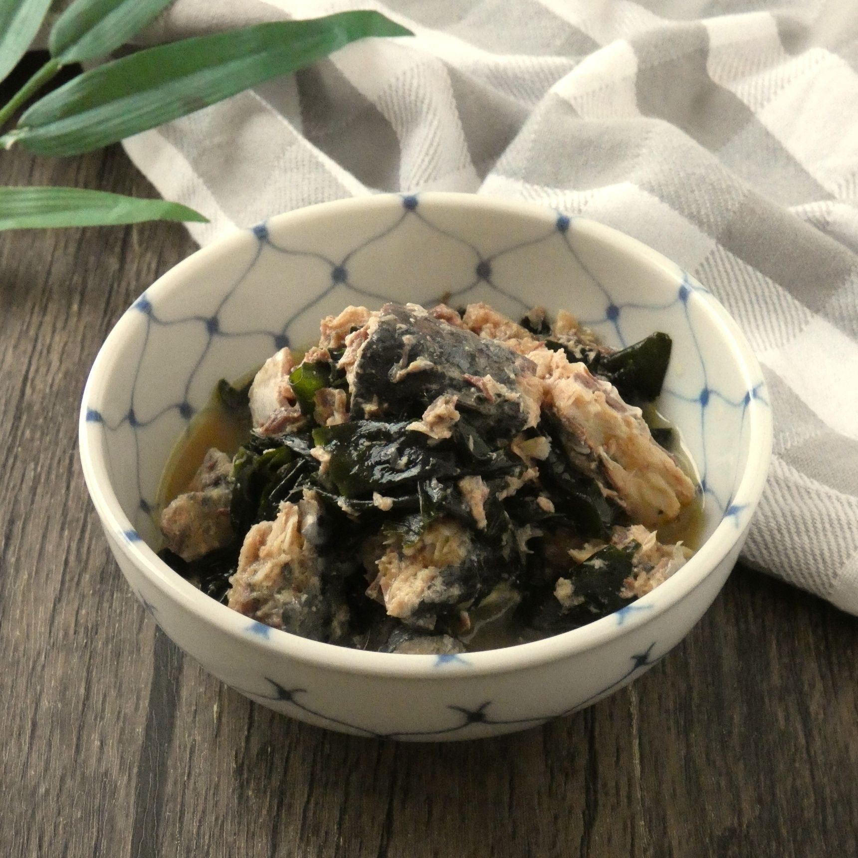 わかめの水戻しなし！「サバとわかめのポン酢和え」