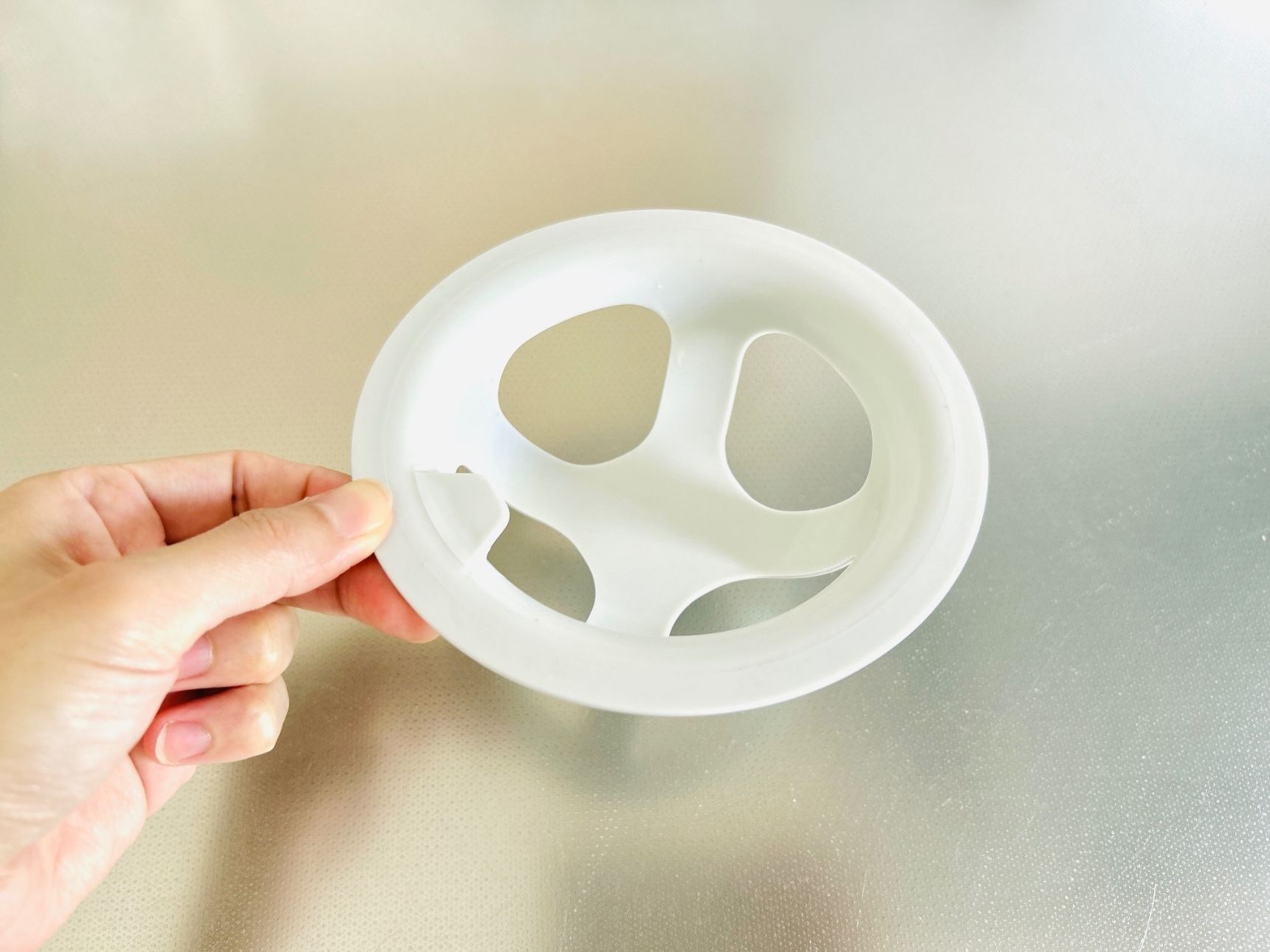 愛用品②洗いやすいネットホルダー 浅型／セリア