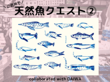「天然魚クエスト in Japan collaborated with DAIWA」第2弾モニター募集スタート！