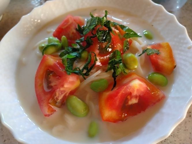 そうめんにかける