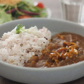 自慢のご当地カレー、ほっき貝のカレー