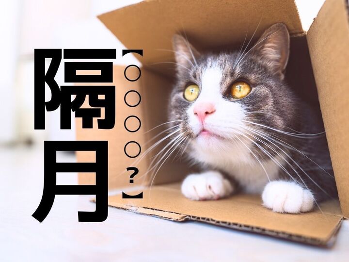 【隔日】は「かくじつ」。では【隔月】は何と読む?実は、意外と間違えやすい漢字なんです!【読めそうで読めない漢字クイズ】