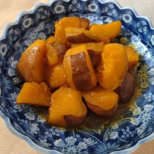 秋に美味しいかぼちゃの揚げ煮