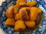 秋に美味しいかぼちゃの揚げ煮