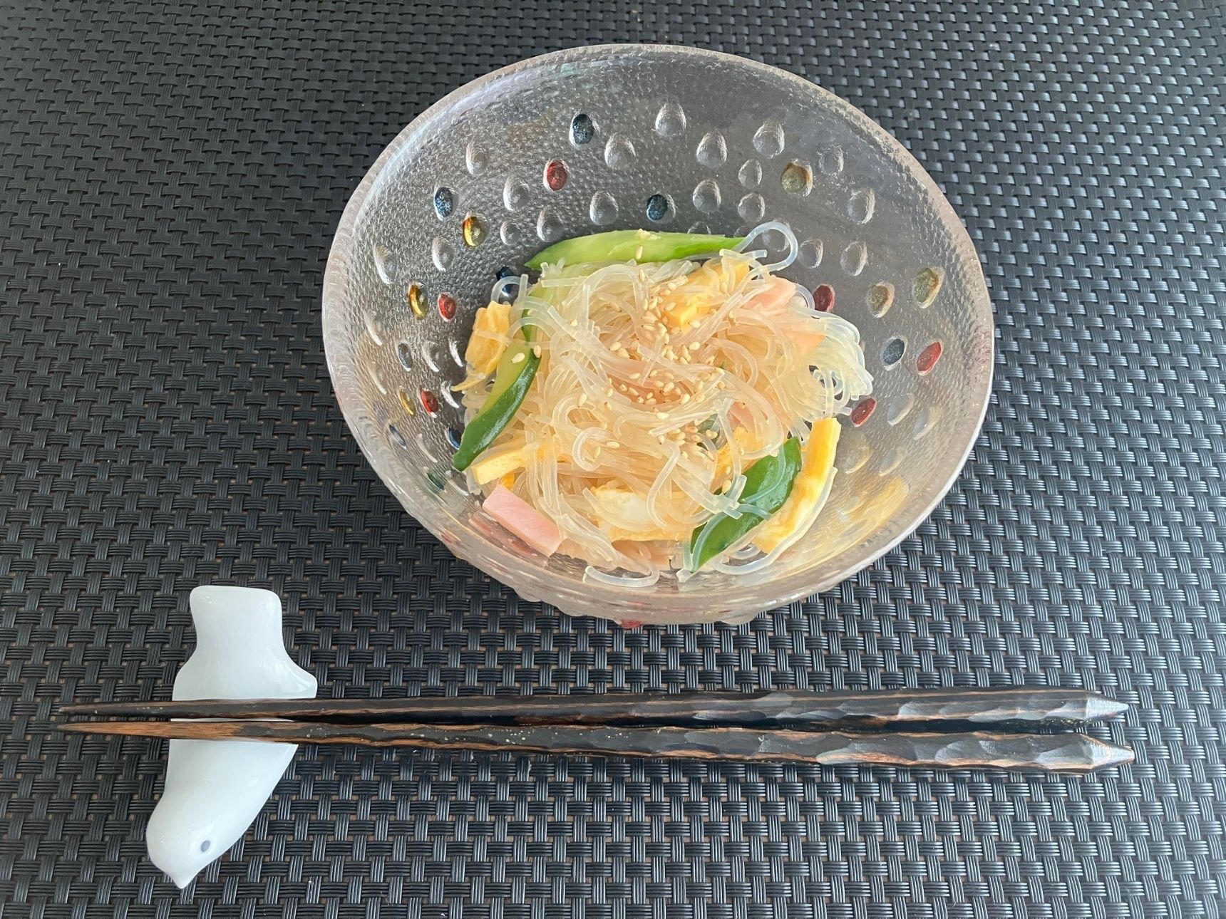 余った冷やし中華のタレが中華サラダドレッシングの代わりに