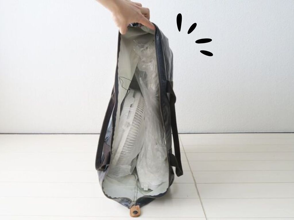 「扇風機」の置き場所、困ってない？実はこんなにコンパクトになるんです♪【収納裏ワザ】