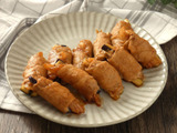 おつまみにもぴったり！「豚肉のキムチ巻き」