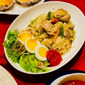 「ビリヤニ風チャーハン」の作り方