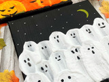 ハロウィンおばけのテクスチャーアート
