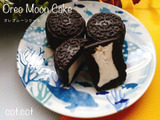 月餅型を使って。オレオムーンケーキ