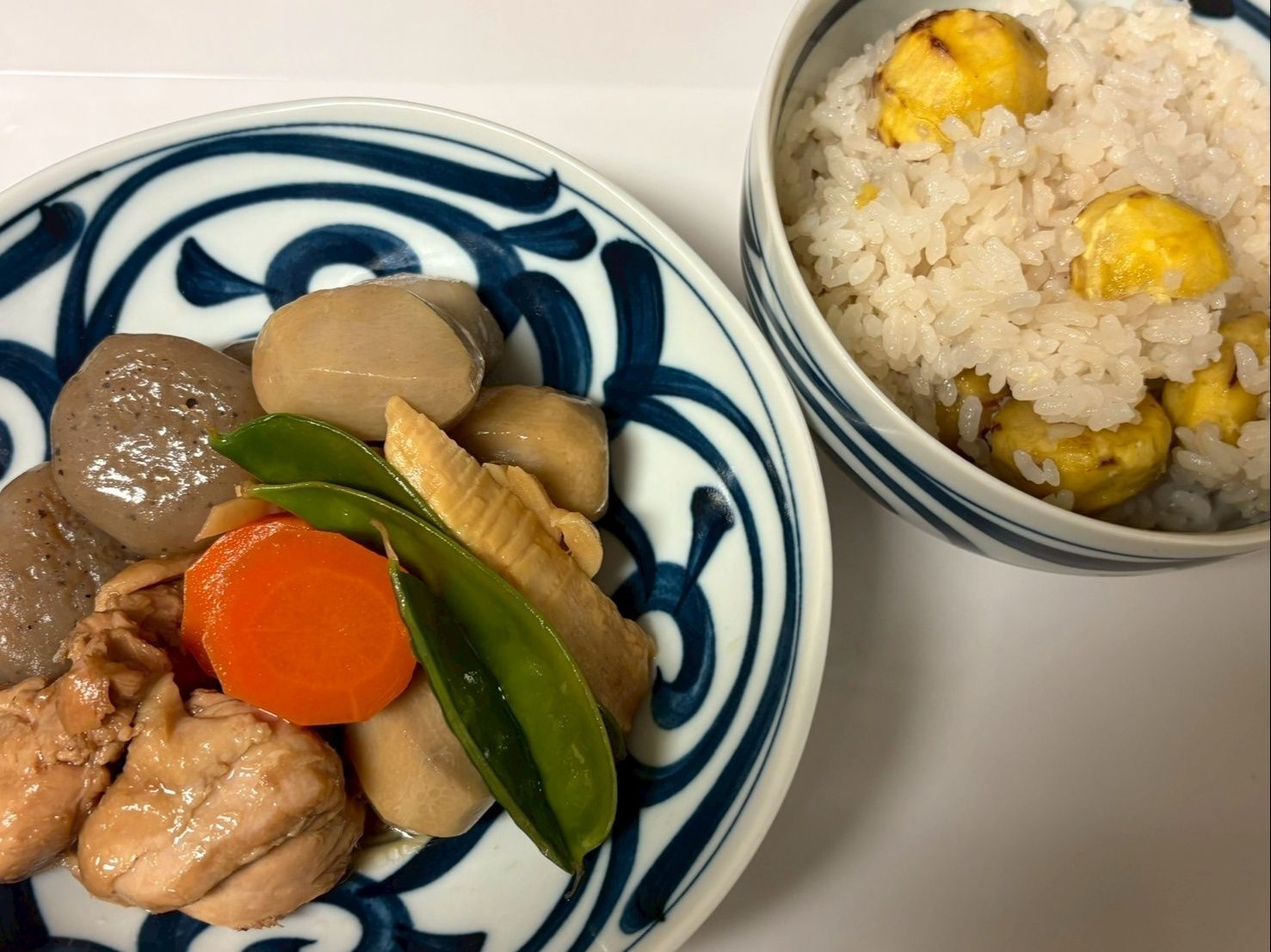 ちなみに今日は秋の煮物ご飯でした。