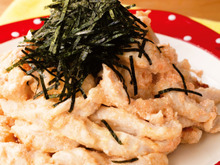 1枚150円の鶏むねで作る「たらこパスタ風」の作り方。元気が欲しいときにオススメです！